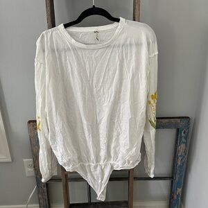Free people White Long Sleeve Women's Top